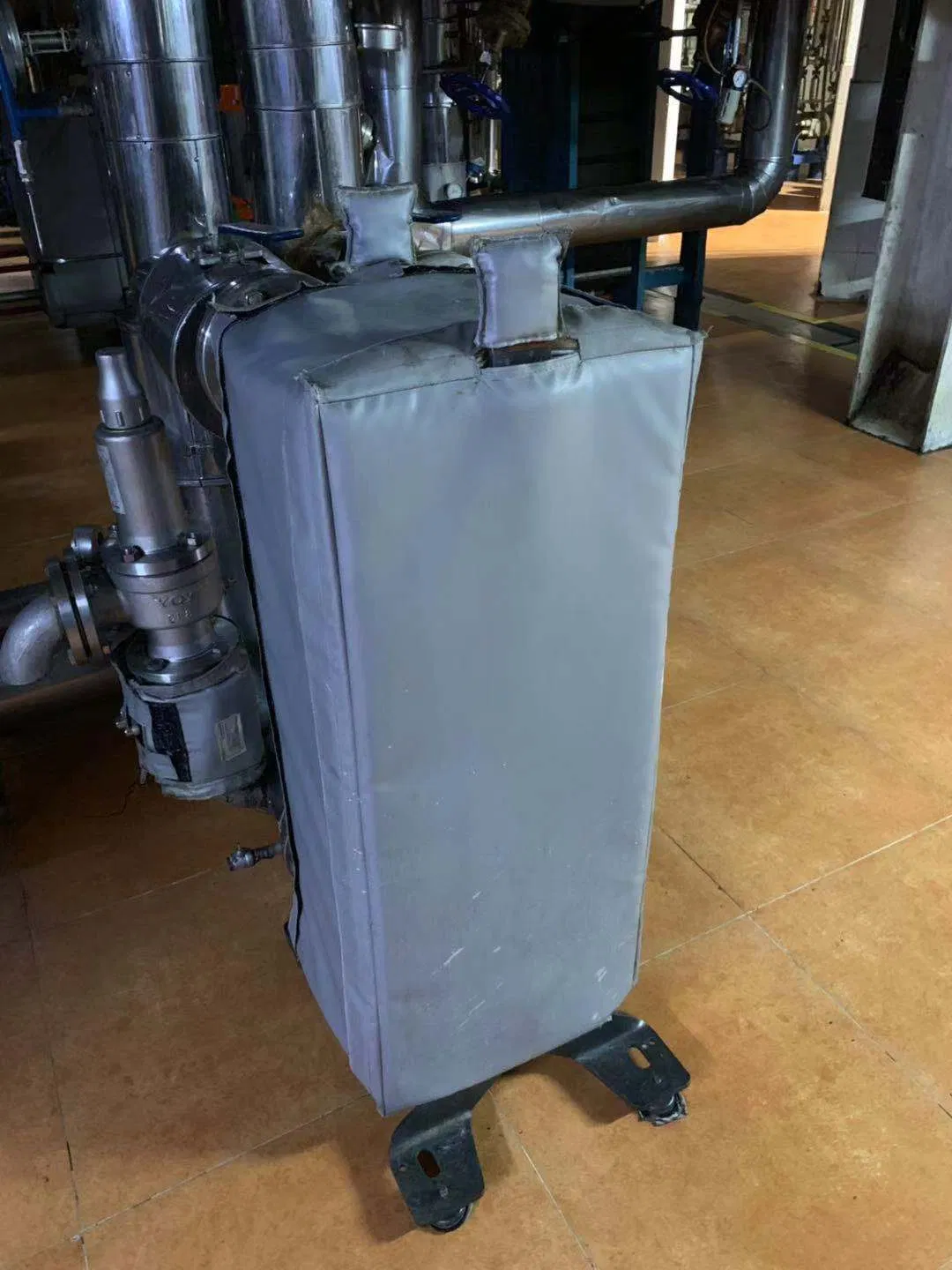 Silicone Coating Cloth+Cryigel Material Insulation Blanket for Heat Exchanger
