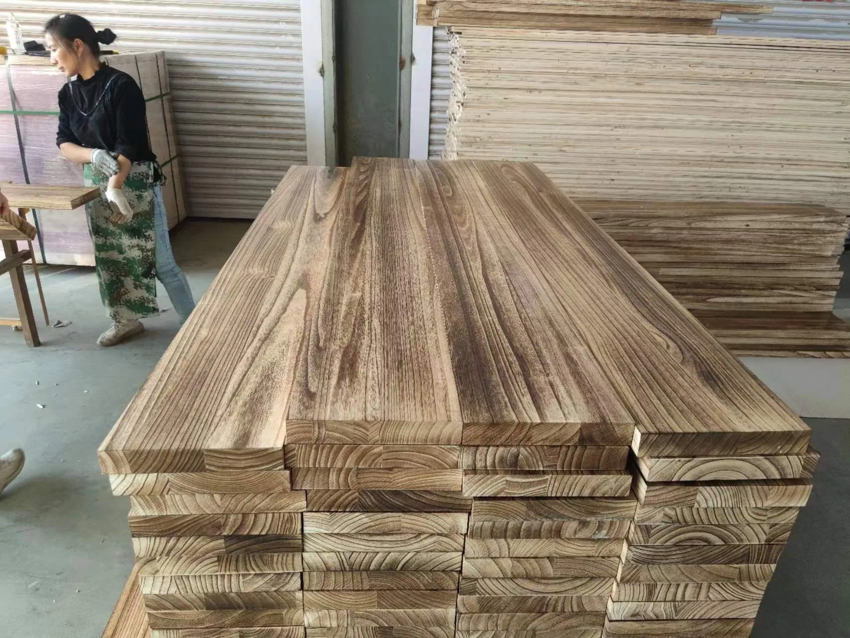Cheaper Prices Solid Board Carbonized Wood Low Price Paulownia Wood