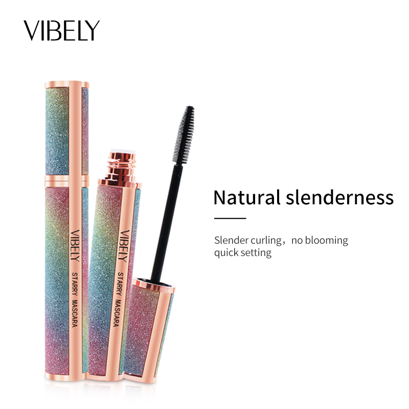 High Quality Waterproof Long Lasting Curling Lengthening 4D Fiber Vegan Black Mascara