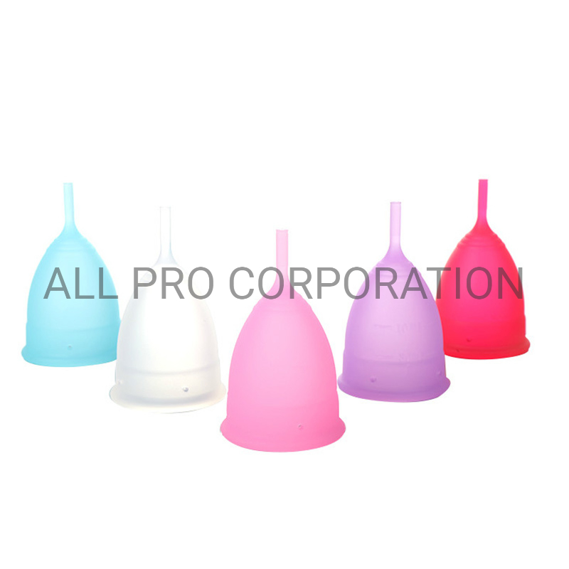 Eco-Friendly Women Monthly Period Medical Grade Menstrual Cup Collapsible Sterilizer Menstrual Cup