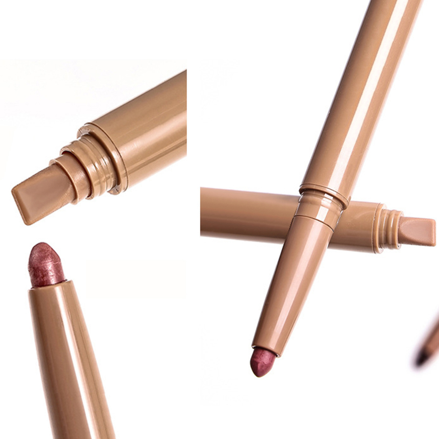 Private Label Nude Brown Lip Liner Pencil Private Label Vegan Makeup Lipliner Peptide Lip Liner Cosmetics