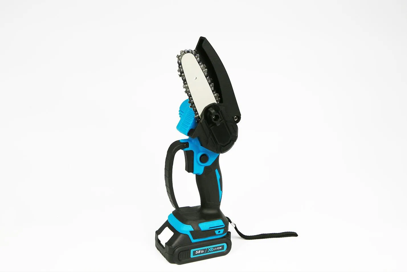 4" Portable Electric Lithium Battery Powered Chain Saw for Wood Cutting