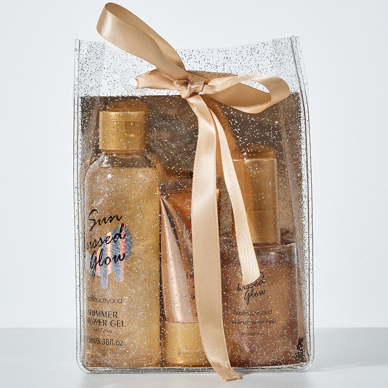 Portable Noursher Mini Body Lotion Mist 100ml Shimmer Shower Gel Travel Set