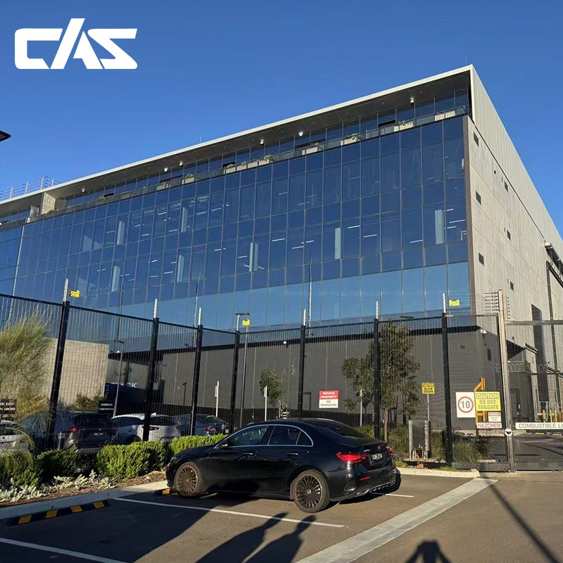 Commerical Durable Aluminum Triple Double Glaze Lowe Glass Facade Unitized Curtain Wall