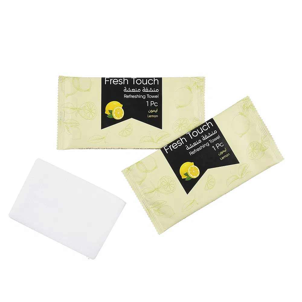 Disposable Wet Wipe Wet Napkin Facial Hand Refreshing Towel Tissue for SPA Airline Coffee Restaurant Shop