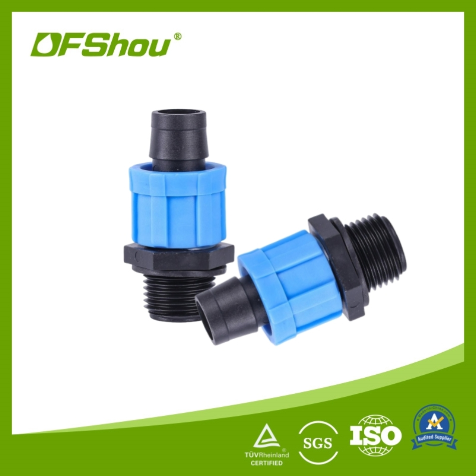 High Quality Drip Tape Fitting Valves Lock Offtake for Drip Tape Irrigation Fitting