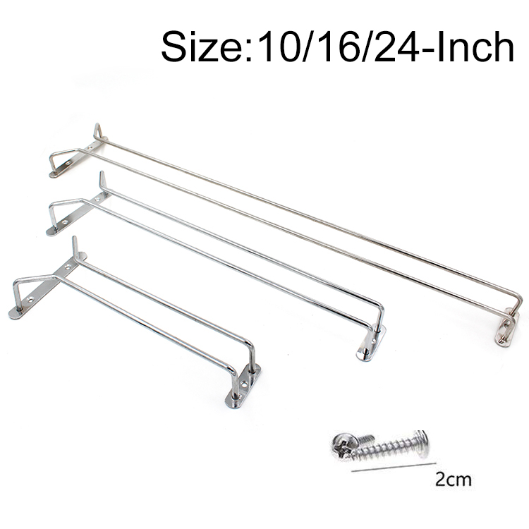 2024 Hot Sale Cabinet Stemware Rack Metal/Stainless Steel Wire Wine Glasses Holder