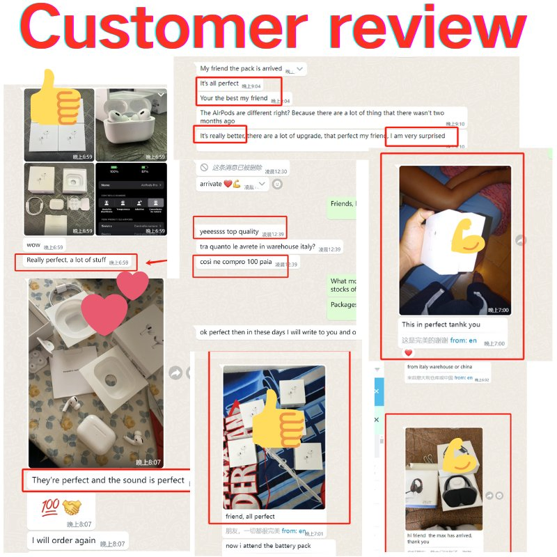 Us EU Warehouse High Quality 1: 1 True Noise Cancelling Bluetooth Tws Gamer in-Ear Earpods Air PRO Gen Serie 2 3 4 Anc Max Generation PRO2 2ND 3rd 2da Headphone