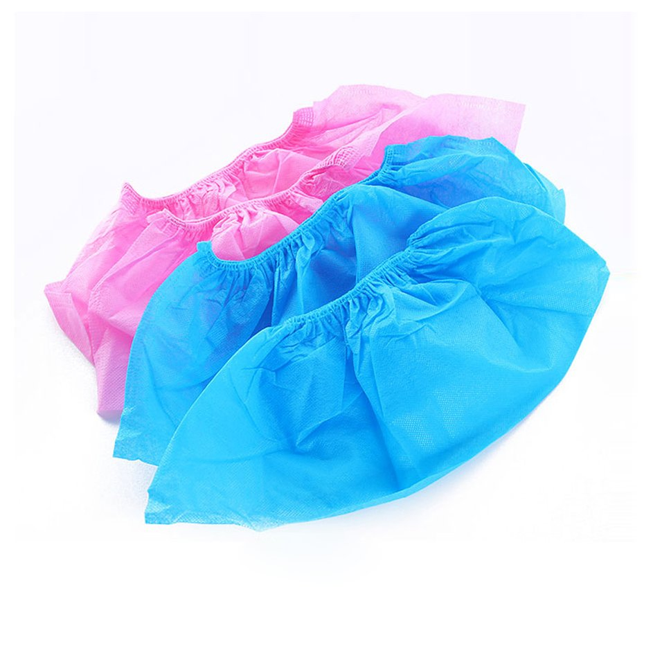 Anti-Dust Waterproof Non-Slip Non-Absorb Shoe Covers PP CPE Non-Woven Plastic Overshoes