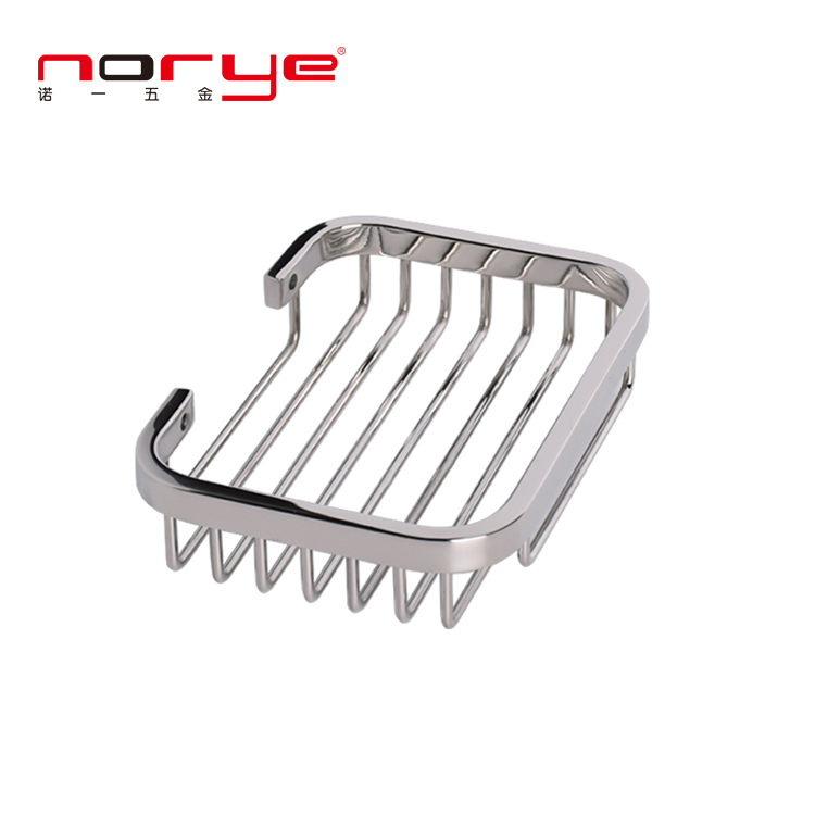 Wholesale Chrome Brass Stainless Steel Bath Loofah Soap Dish Holder