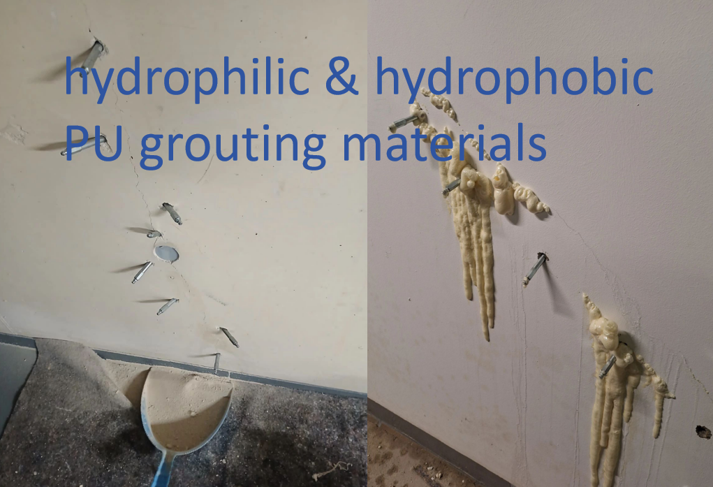 Waterproof Grouting PU Raw Material for Efficient Injection Leak Repair Applications Hydrophobic