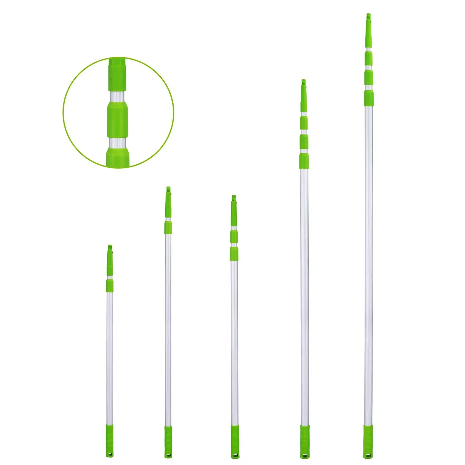 Telescopic Aluminum Handle Window Squeegee Handle Extension Pole Long Handle