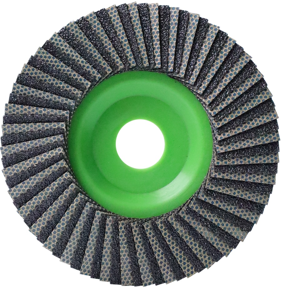 115/125mm Diamond Flap Disc Pds Diamond Sanding Discs Tiles & Natural Stone Hybrid Slats for Dry Sanding