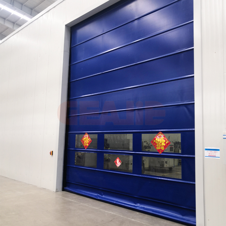 Factory Price Custom Roller Shutter Door PVC High Speed Stacking Door