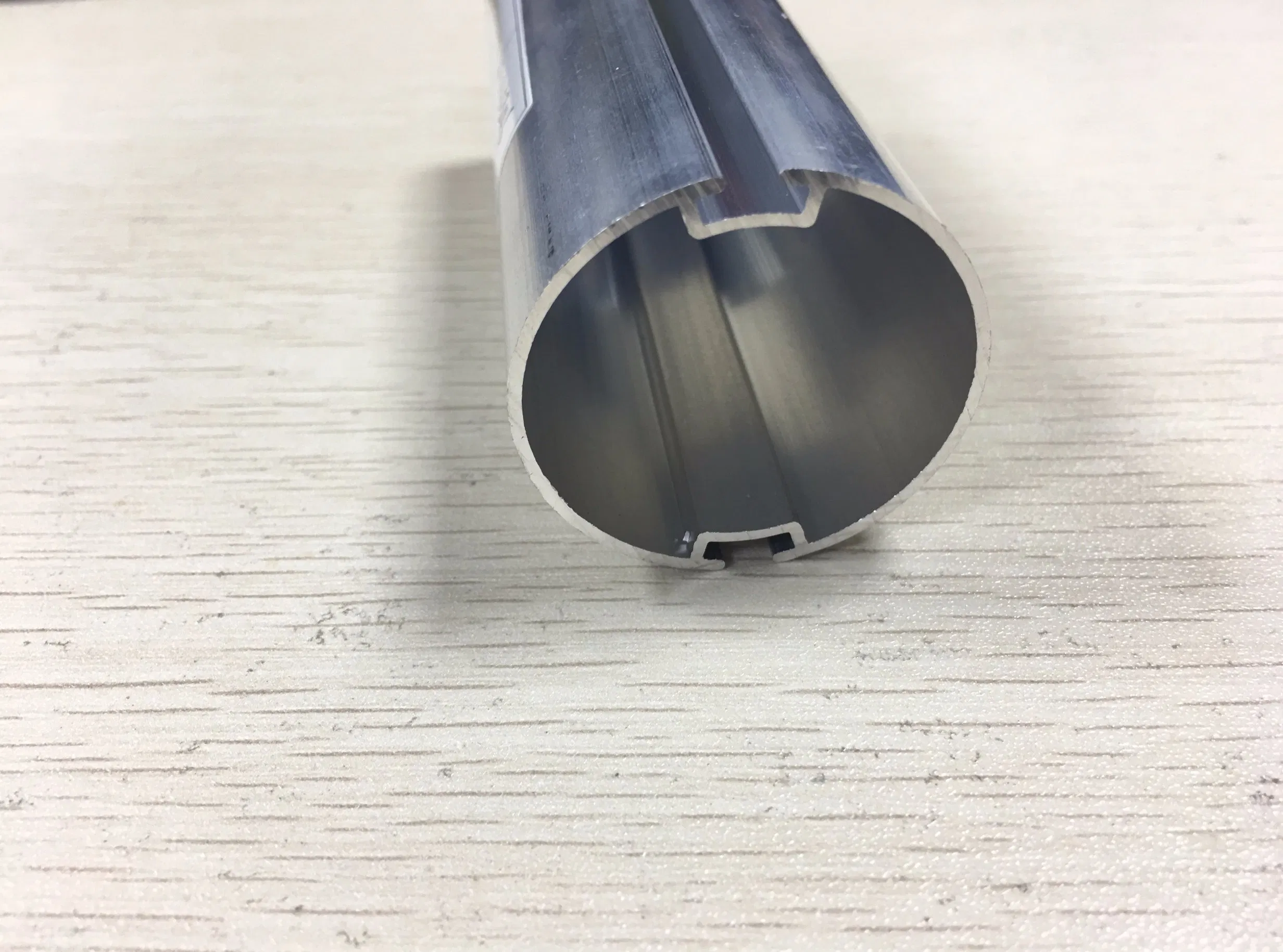 40mm Two Slot Mill Finish Aluminium Alloy Roller Tube
