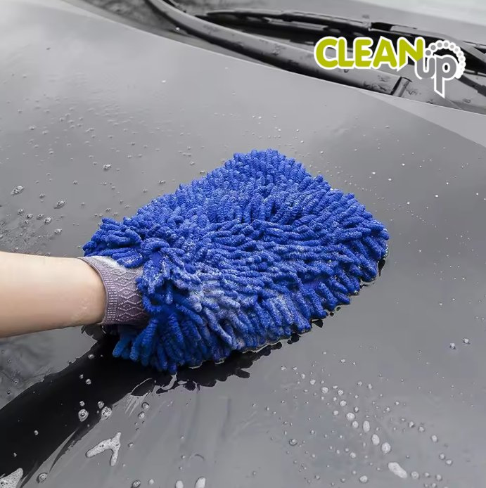 High Quality Quick Dry Chenille Microfiber Car Cleaning Gloves