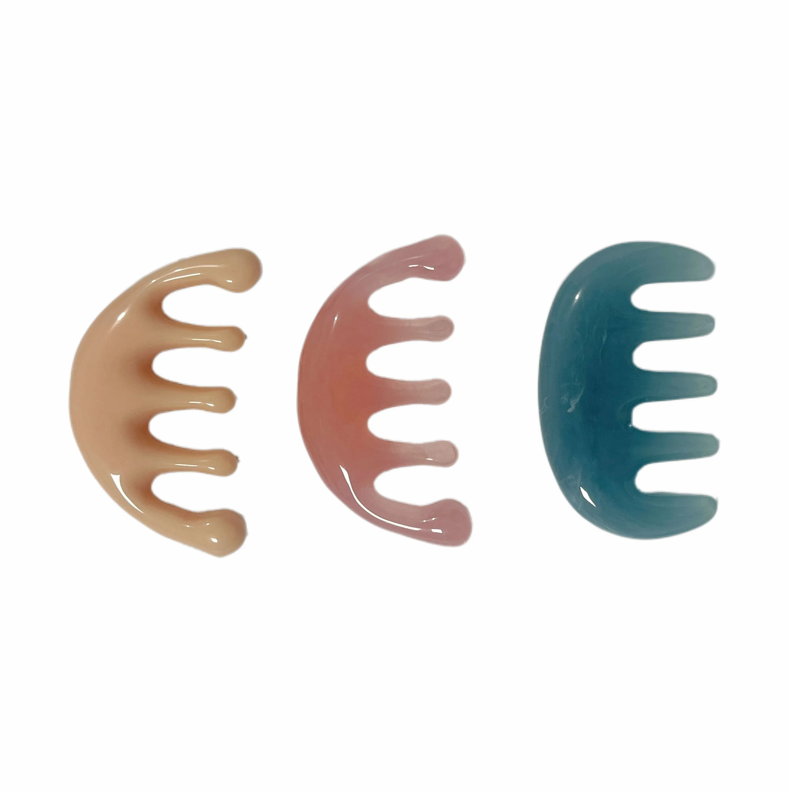 Wholesale Handheld Resin Head Care Body Massager for Women Gua Sha