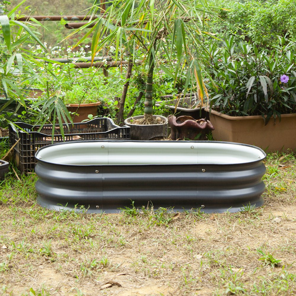 Горшок металлический оцинкованный модульный 20 см для овощей