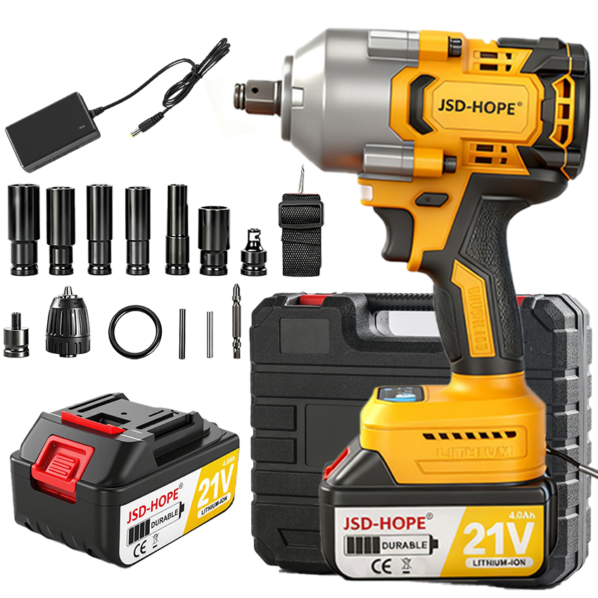 Аккумуляторный гайковерт реверсивный, алюминиевый сплав