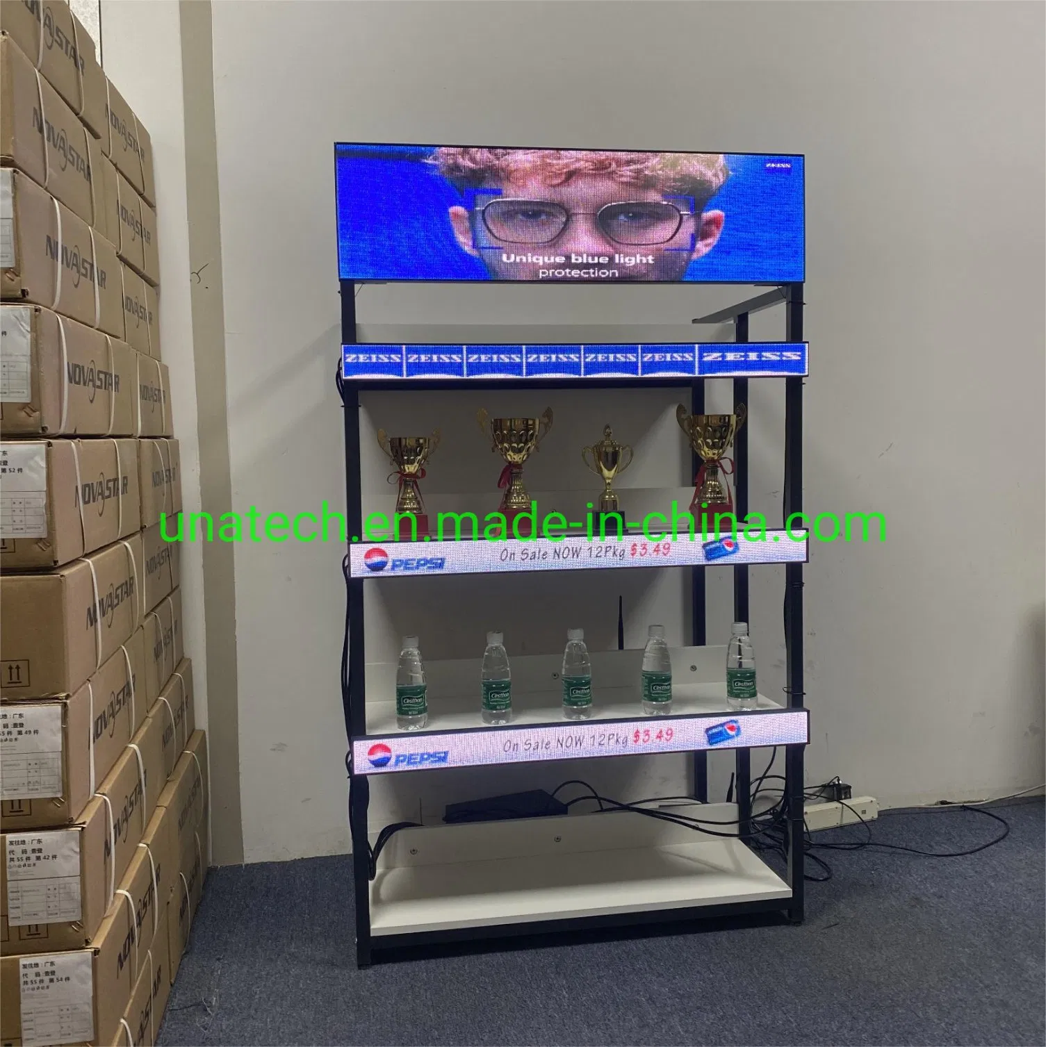 Smart P1.5/P1.8 Supermarket Shelf 4K Full Color LED Digital Panel Screen Display
