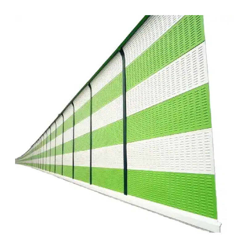 China Manufacturing External Noise Barriers 1.0mm 1.2mm 1.5mm Thickness Cooling Tower Sound Barrier Acoustic Panel