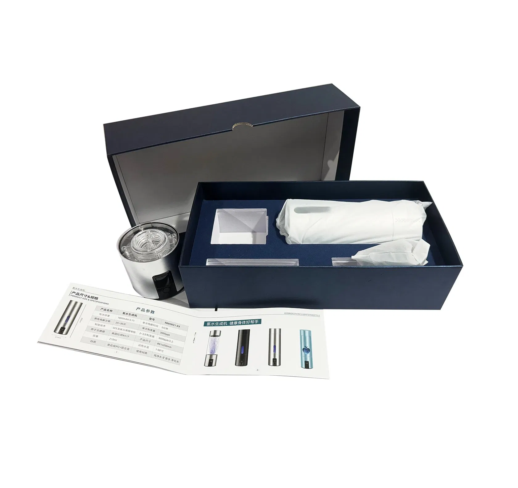 Dynamic Hydrogen Water Cup for Enhanced Hydration Experience