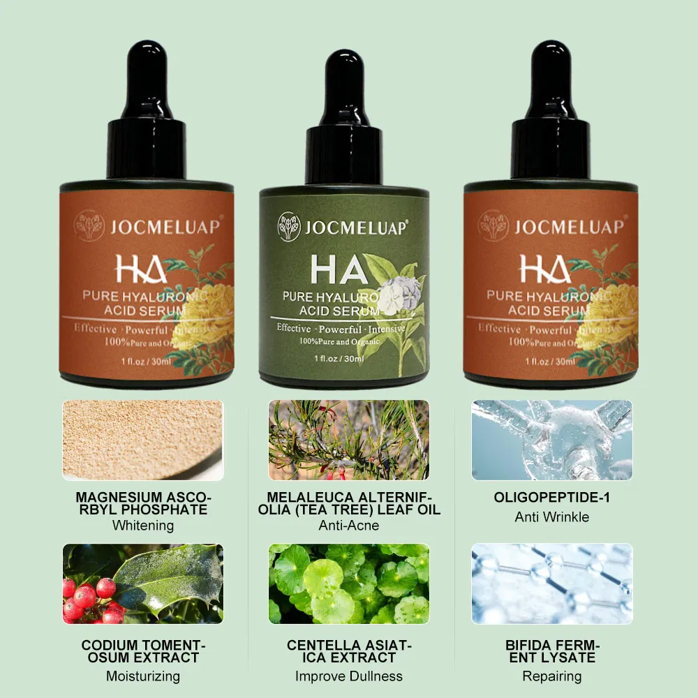 Private Label Face Anti Aging Serum Niacinamide Retinol Hyaluronic Acid Vitamin C Skin Care Facial Serum