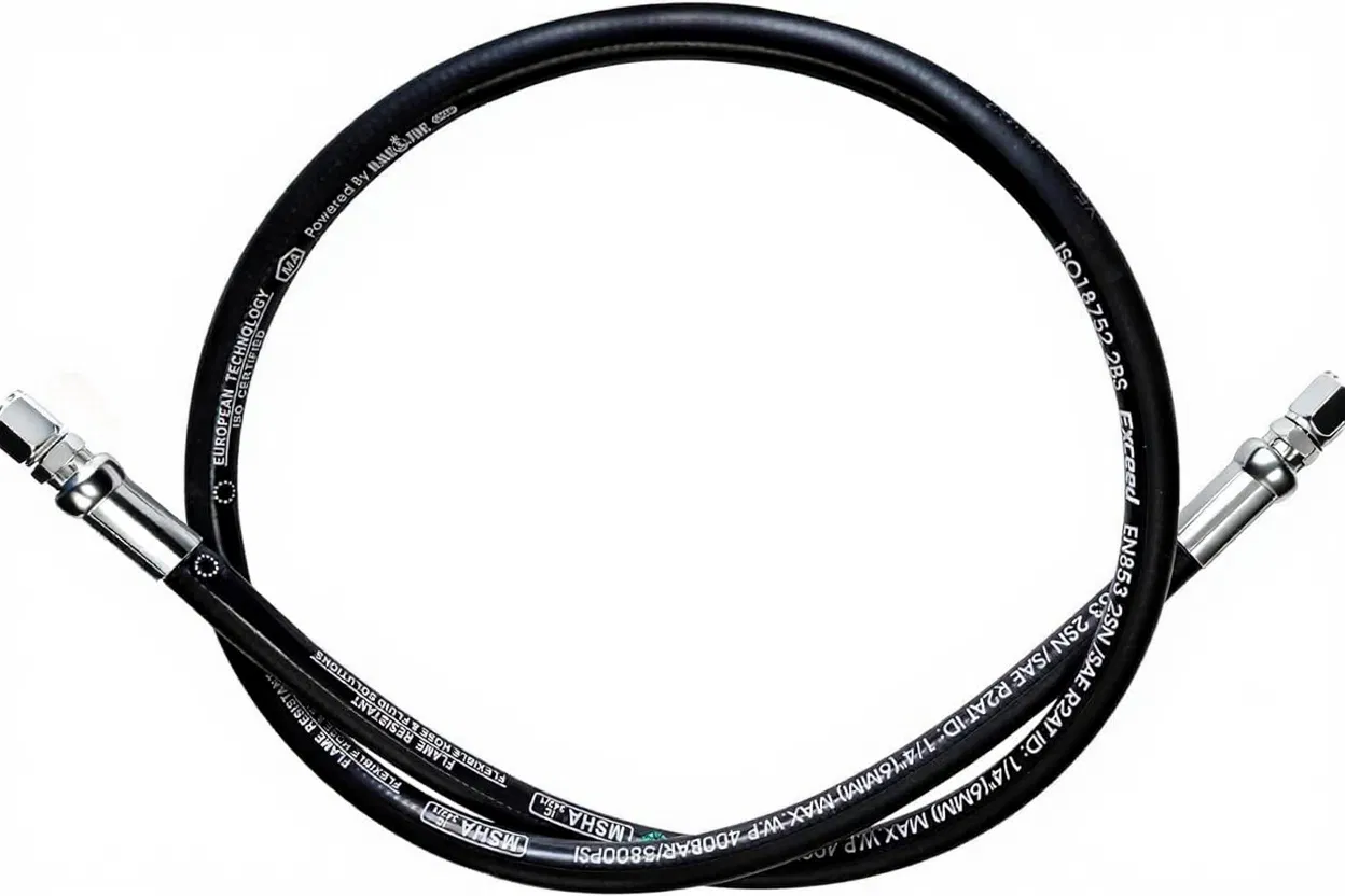 Гидравлический шланг SAE 100 R2AT 1/2" JIC для экскаватора
