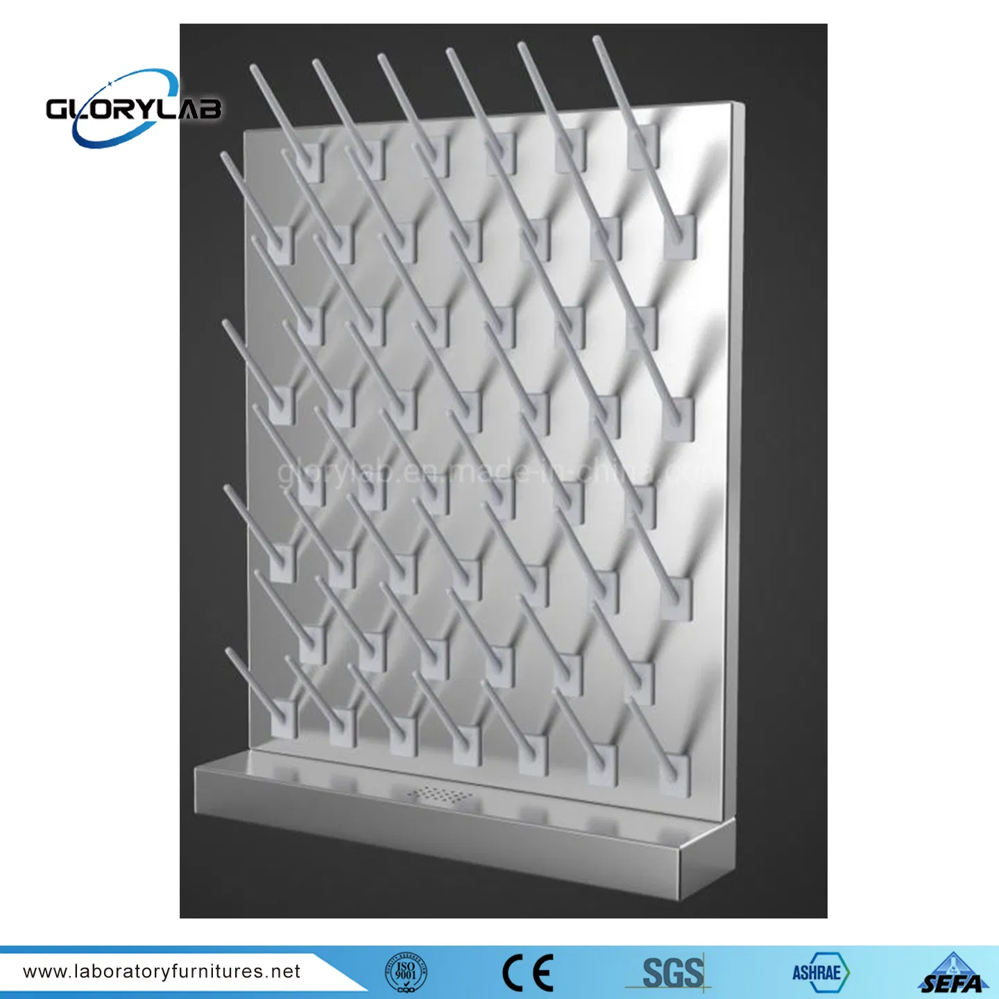 Stainless Steel Single Faced Pegboard (JH-PB004S)