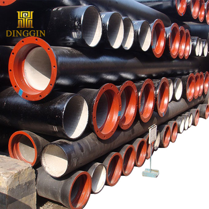 Centrifugal ISO2531 450mm Class K9 Cement Lined Ductile Iron Pipe