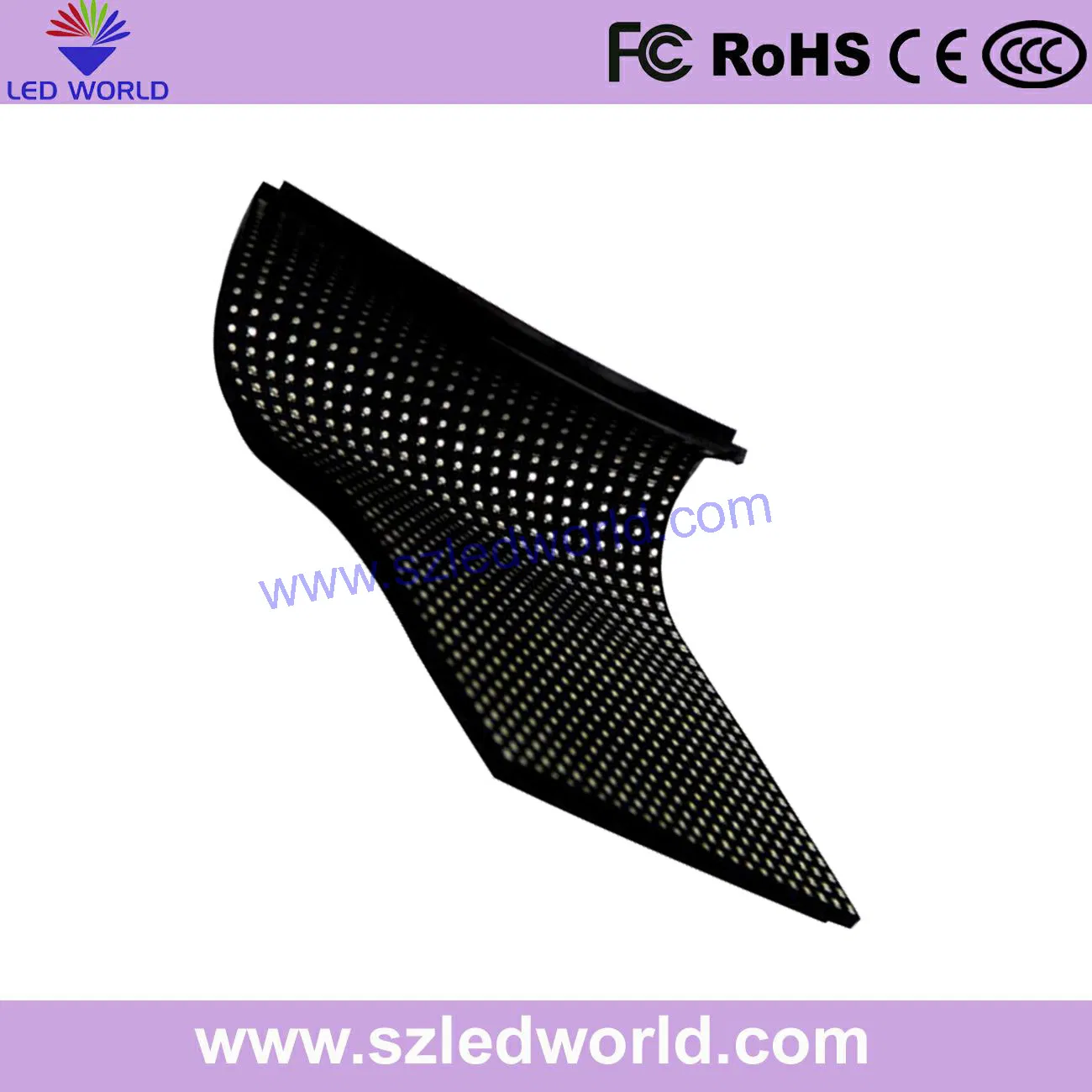 P2.5 Full Color Soft LED Display Module in Shopping Mall