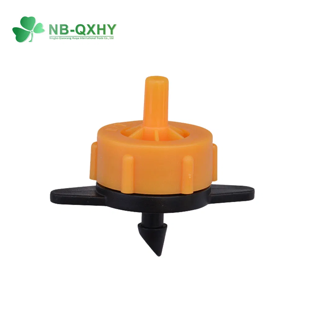 Competitive Price Button PC Dripper Take Apart Adjustable Flow Dripper for Farm