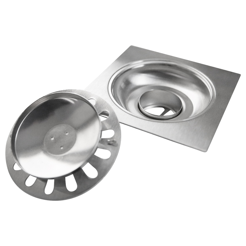 Прямоугольный слив для пола из нержавеющей стали