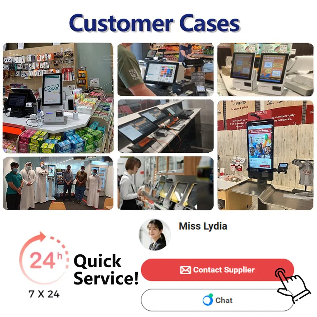 Suntek POS System 15.6+10.1 Inch Touch Dual Screen Monitor Terminal Machine Smart Cash Register POS All in One