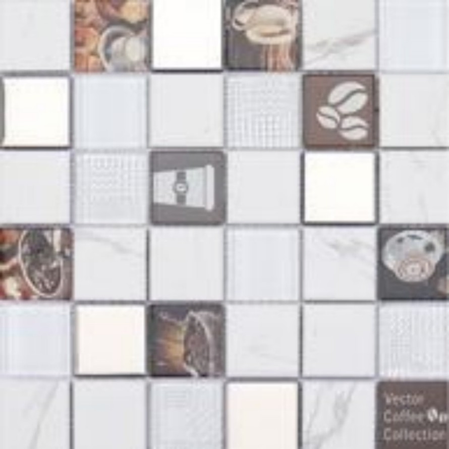 Стеклянная мозаика для кухни и столовой, брызгозащитная