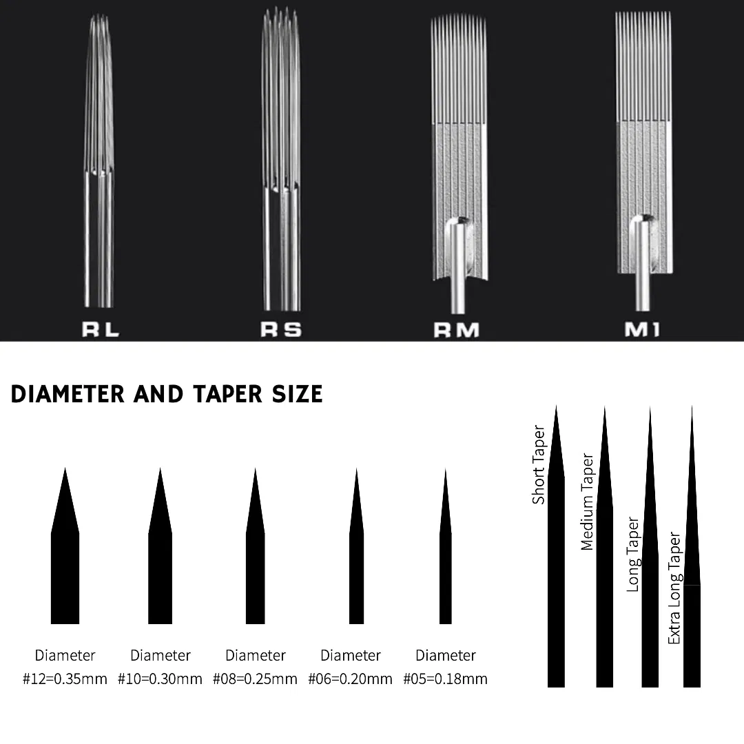 OEM ODM Tattoo Needle Disposable Tattoo Cartridge Needles