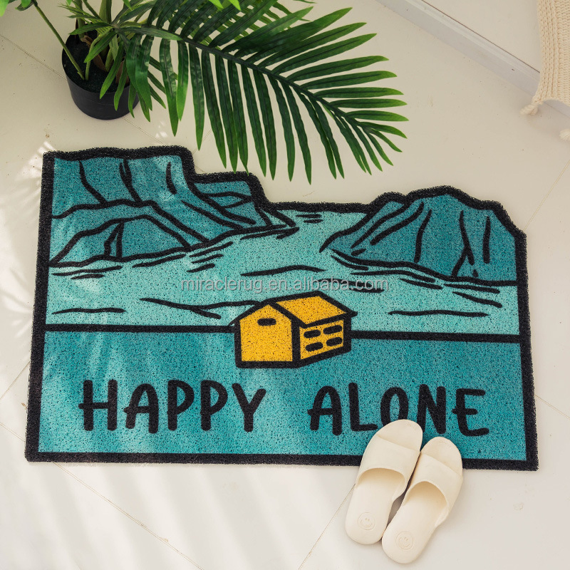 Floor PVC Loop Swimming Pool Carpet Rugs Square Bath Mat Outdoor Children Custom Bathtub Car Floor Mat