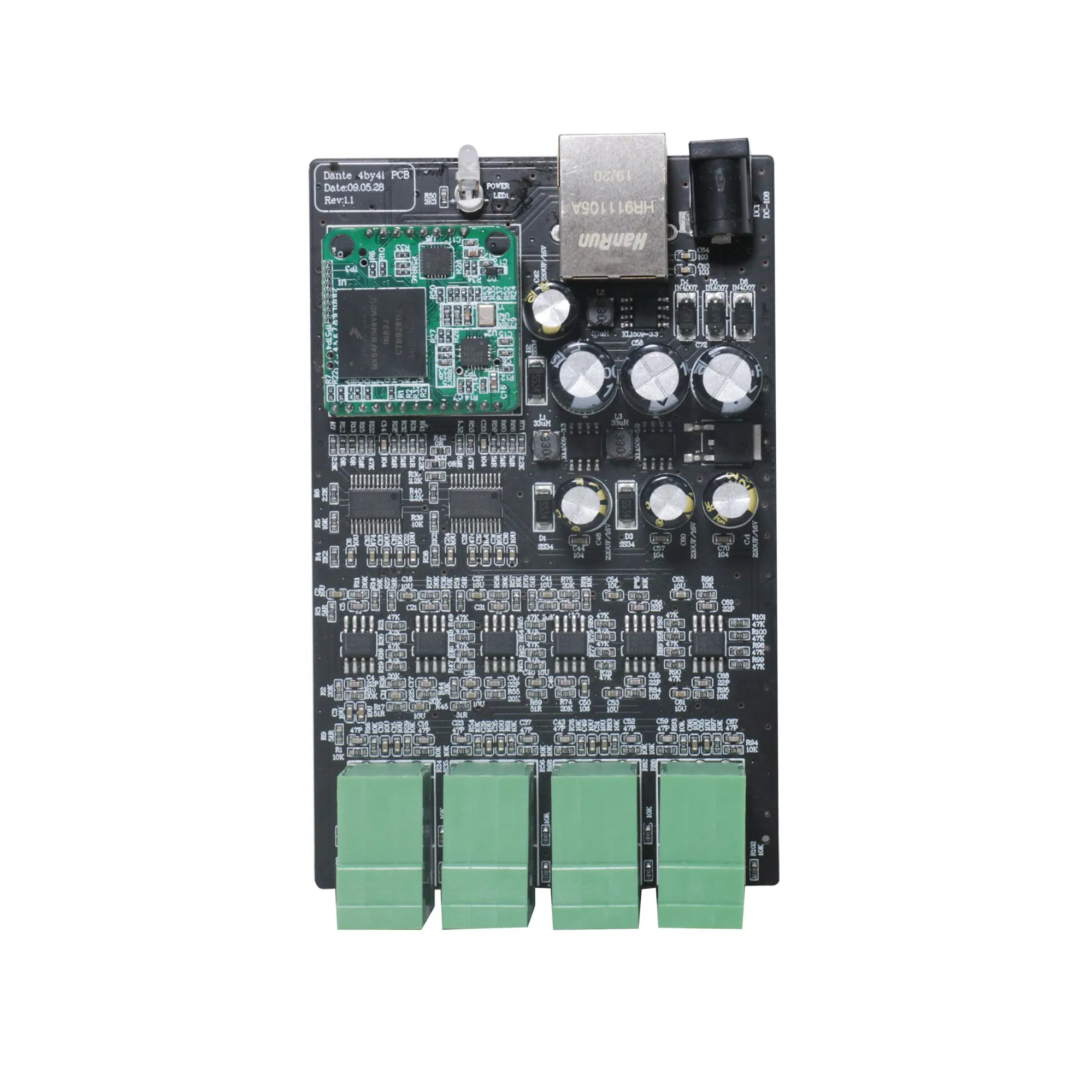 Плата Dante 4x4 для расширения аудиовходов