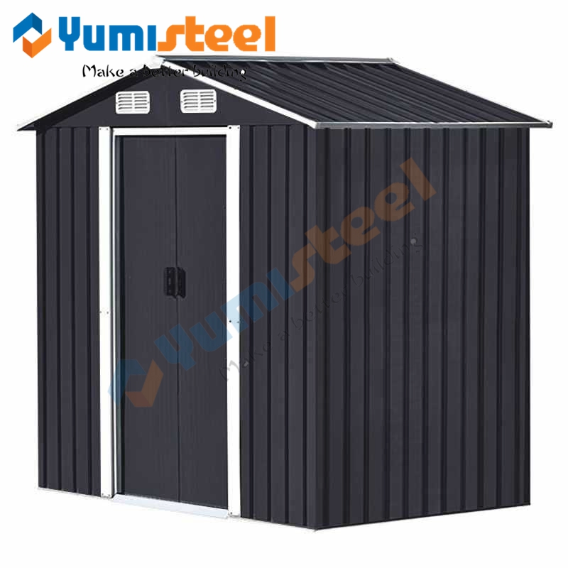 Removable Outdoor Storage Shed Garden Tool Room Tin House