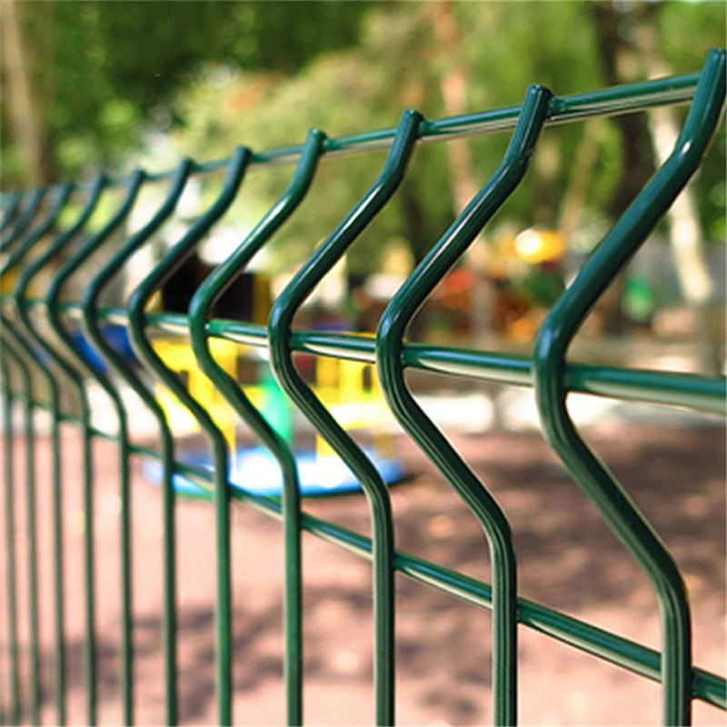 Welded Wire Mesh Outdoor 3D Curvy Panel Steel Fence 3D Welded Mesh Fence 3D Curved Welded Wire Mesh Fence Panel for Garden