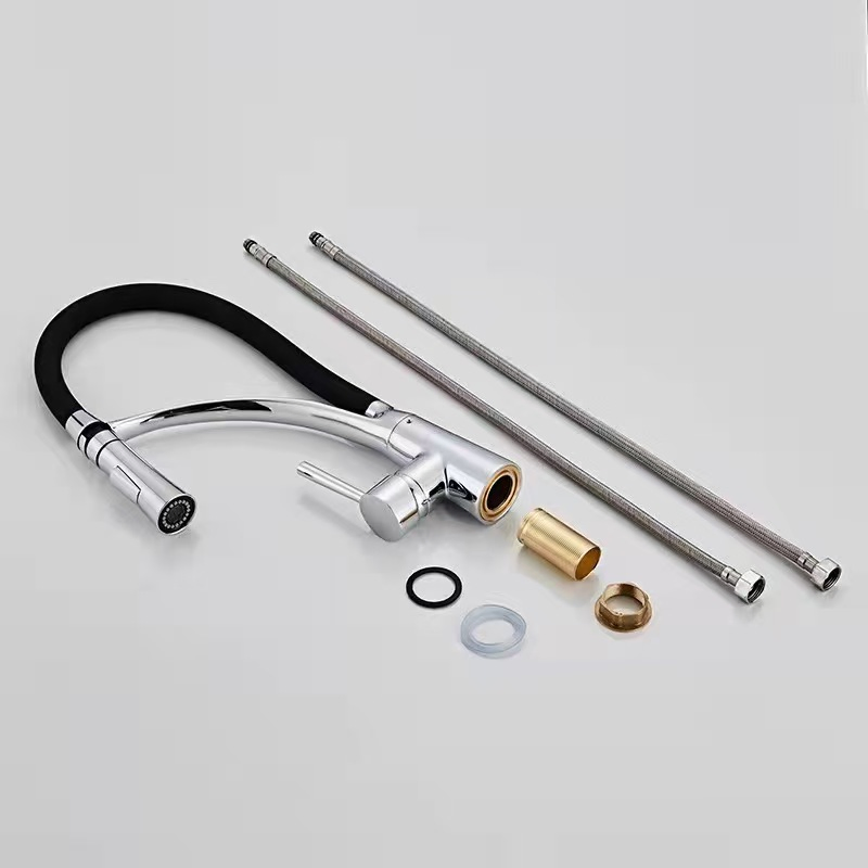 360° Full Swivel Hot Cold Mixer Kitchen Faucet Tap - Durable Zinc Alloy Copper Main Body