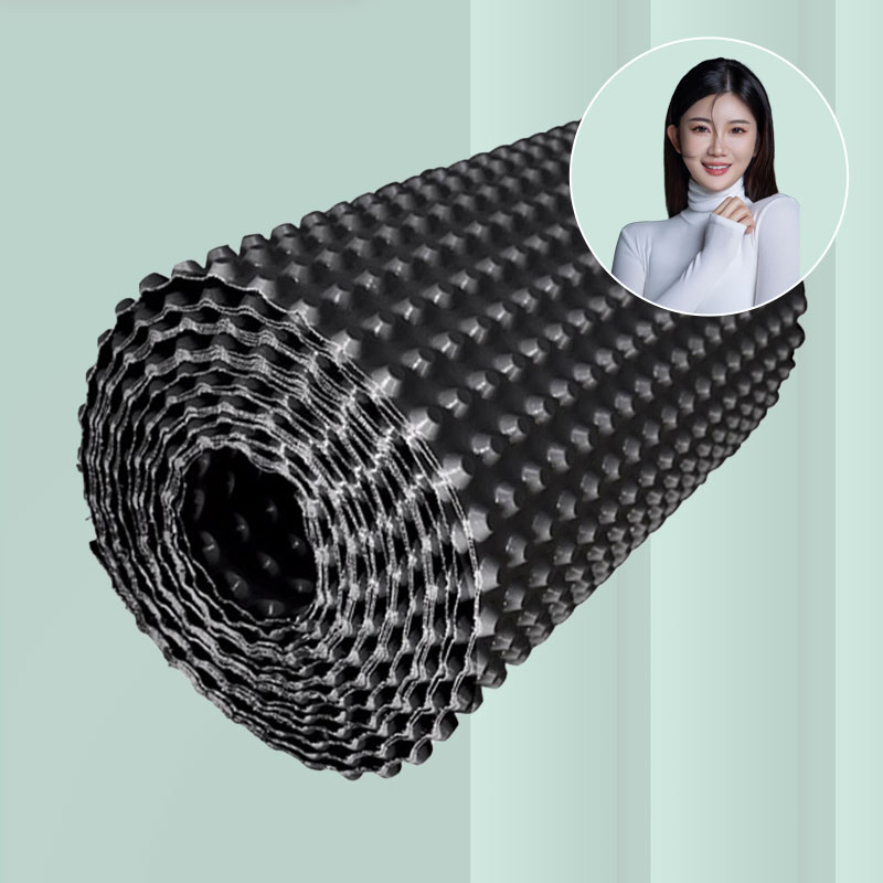 Waterproofing 8mm Plastic Dimple Drainage Board Dimple Drain Board for Underground Outdoor Wall Seepage Prevention