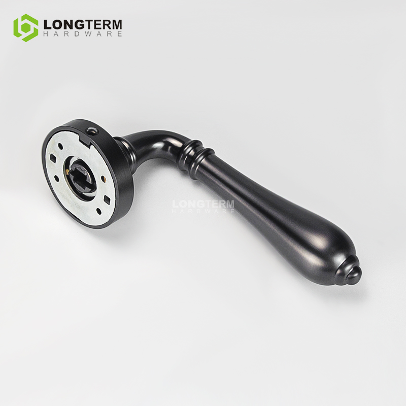 Door Locks Hardware French Style Zinc Alloy Bedroom Interior Door Lever Handle