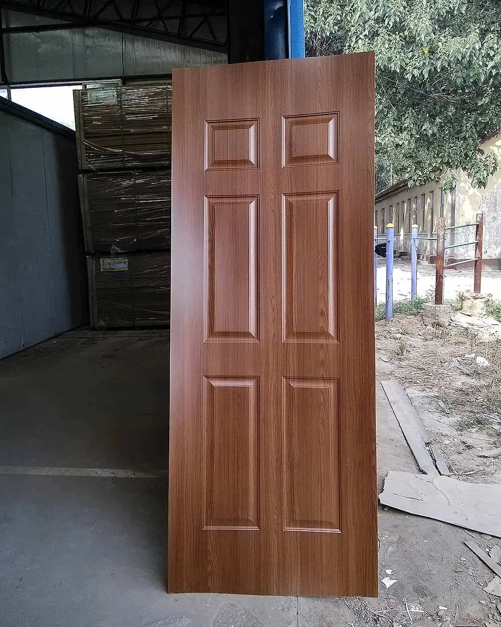 Teak Veneer HDF Doorskin Natural Teak /Sapeli Veneer HDF Doorskin