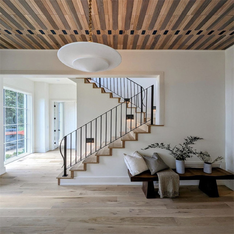 Fluorocarbon Coating Outdoor Deck Stair Balustrade Guardrail