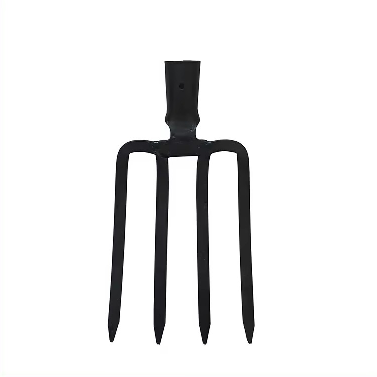 Hautine Hot Sell Fork with D Type Wood Handle and 4 Prongs