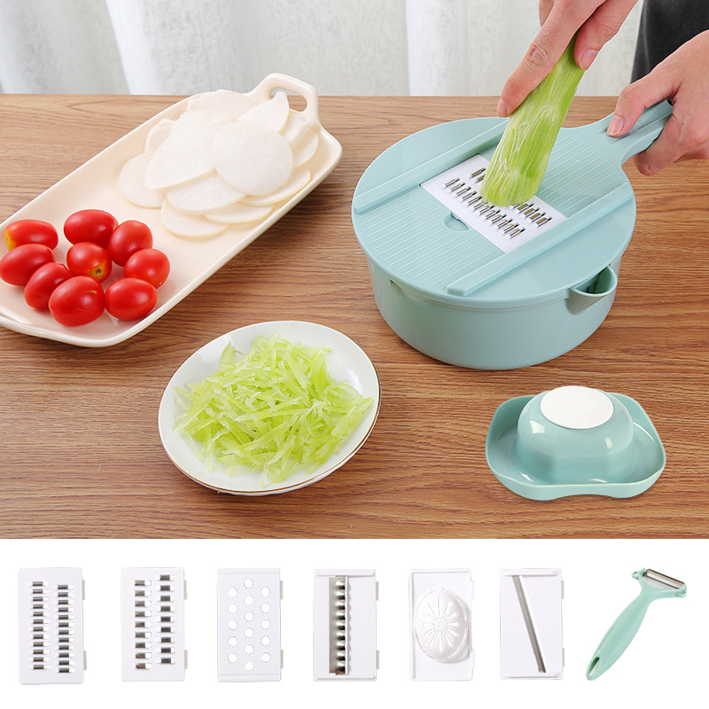Multifunctional Kitchen Vegetable Cutter Cut Potatoes Garlic Ginger and Egg White Separator