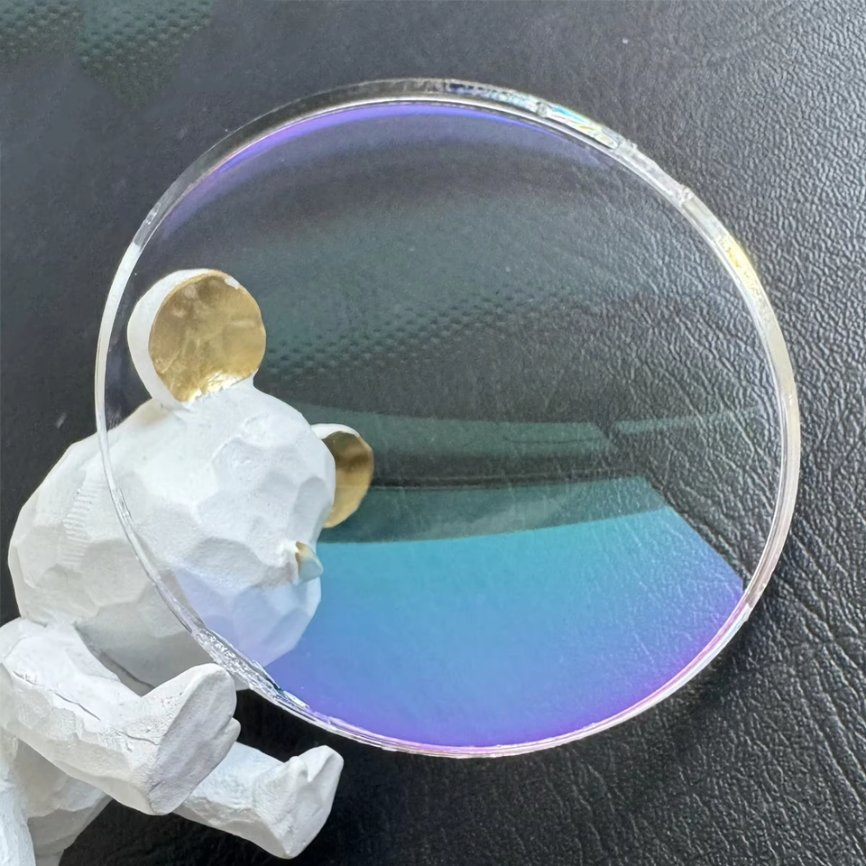 Wholesale 1.59 Clear Cut Block Eyeglasses Single Vision Photochromic Blue Hmc Coating UV420 Polycarbonate PC Resin Optical Lenses