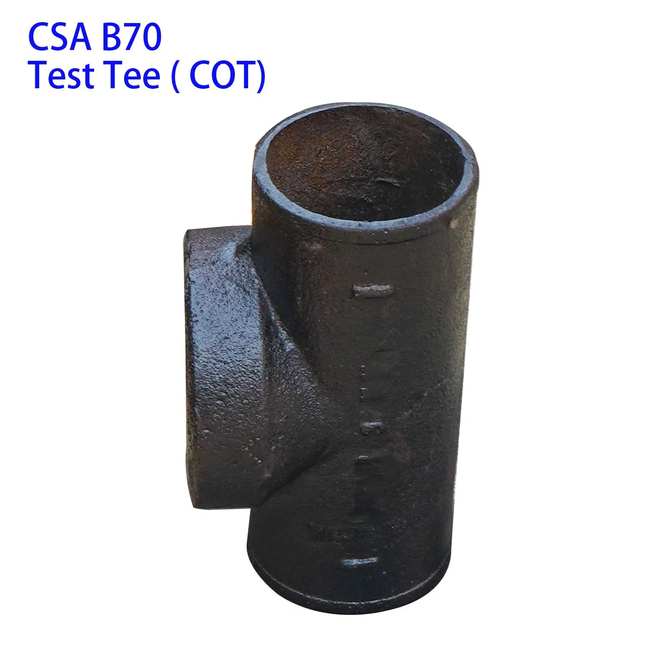 No-Hub CSA B70 Test Tee COT Fittings for Drainage