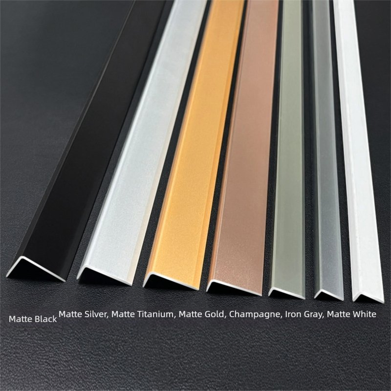 Premium Aluminum Alloy L-Shaped Edge Trim for Enhanced Durability